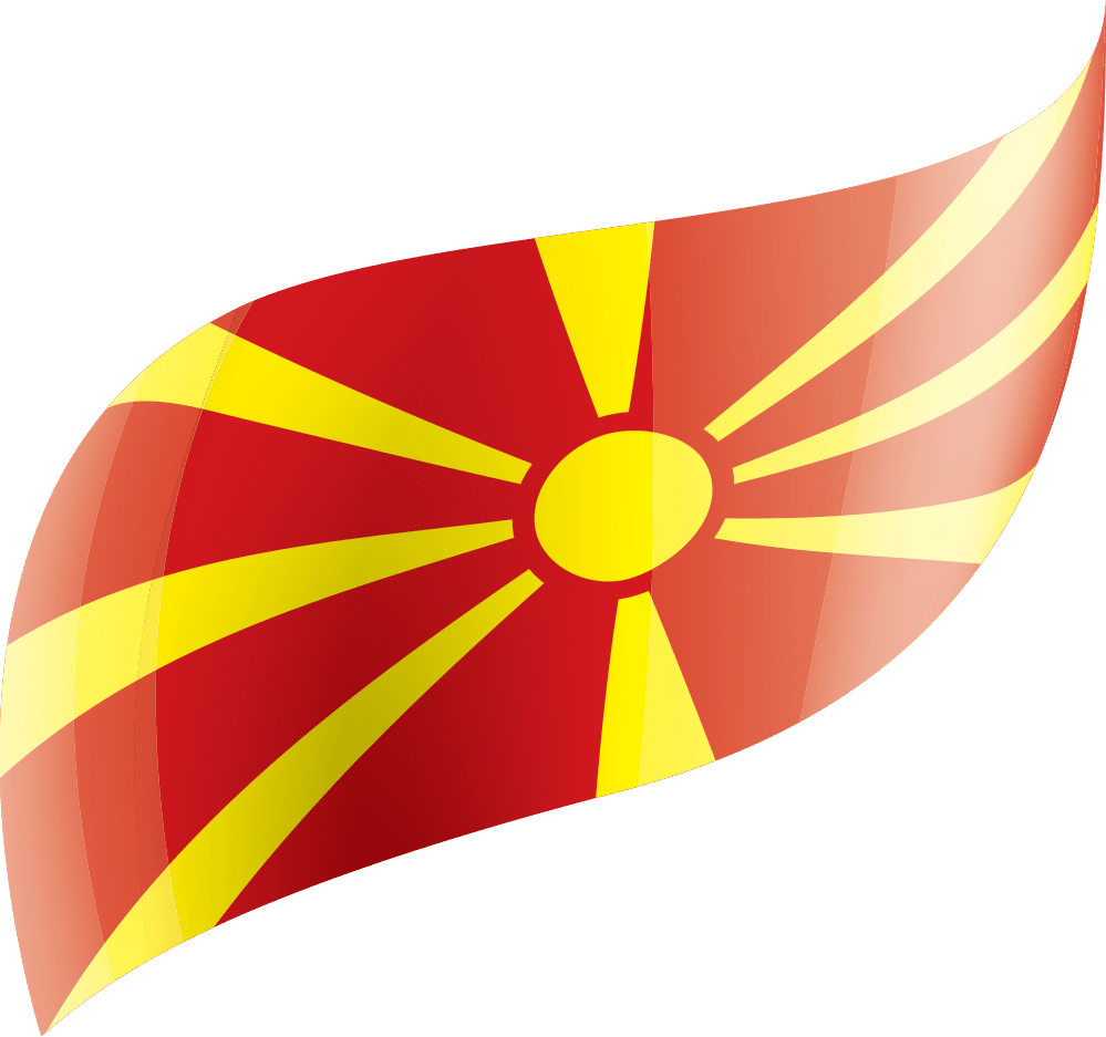 bandiera Macedonia del Nord