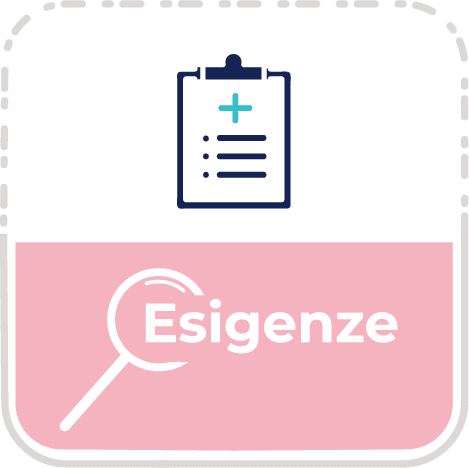 icona sezione "Esigenze" in Homepage