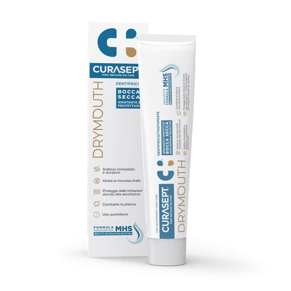 immagine dentifricio Curasept Drymouth con pack