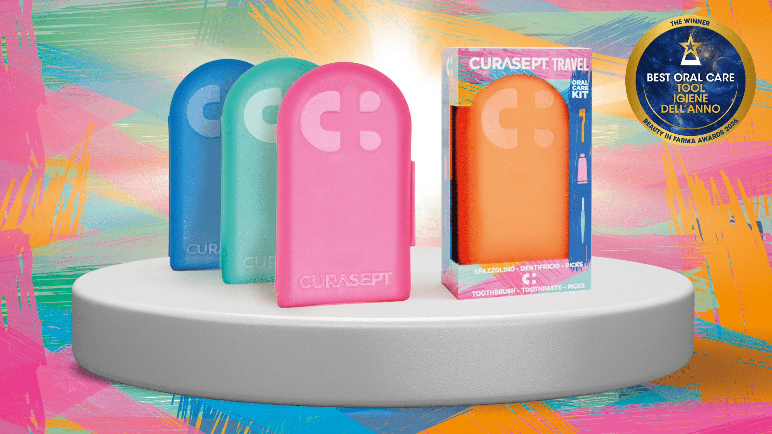 curasept-box-apertura-pagina-travel-winner-best-oral-care-tool-igiene-dell-anno